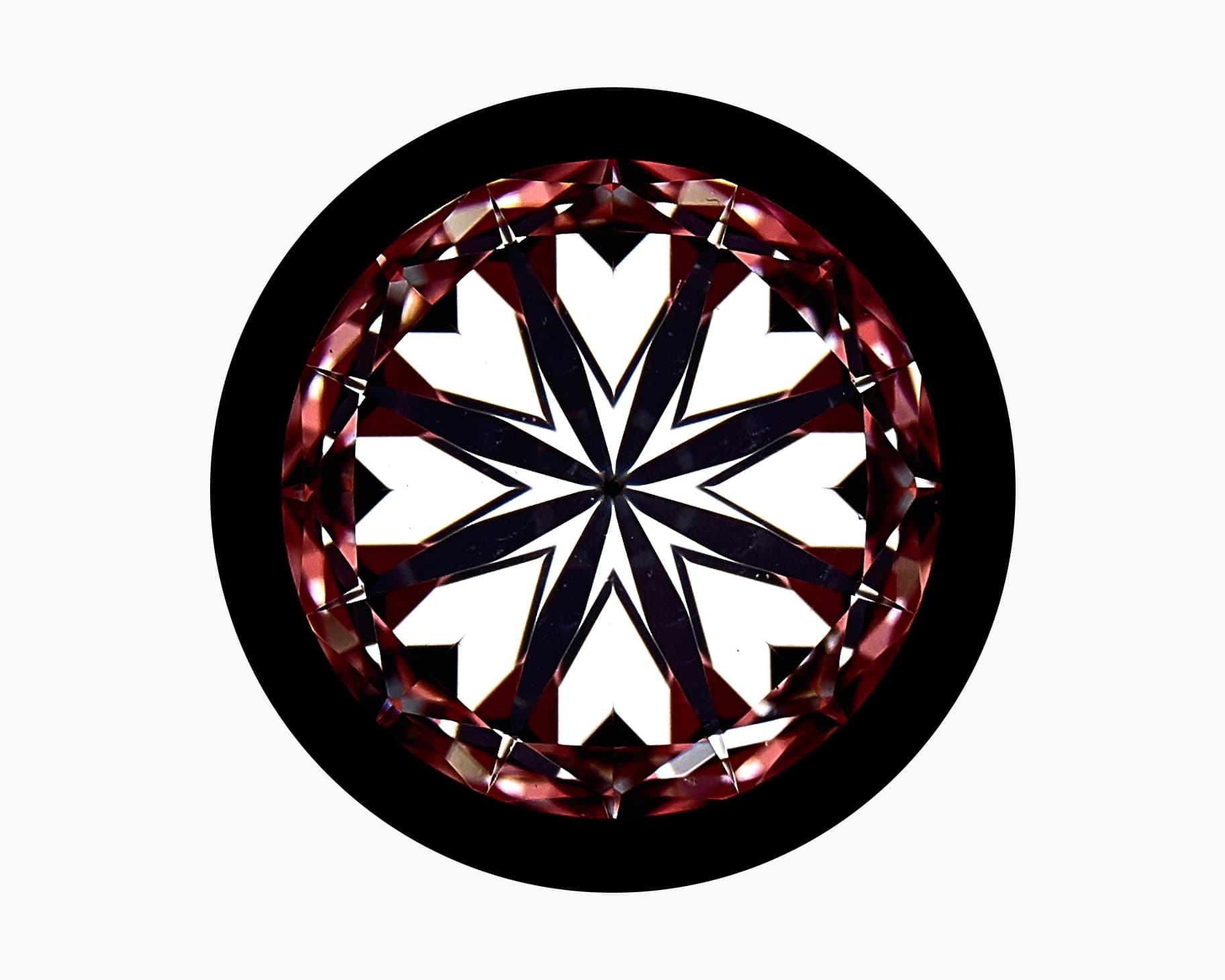 Hearts image of 0.93ct Ideal Hearts & Arrows Round Diamond